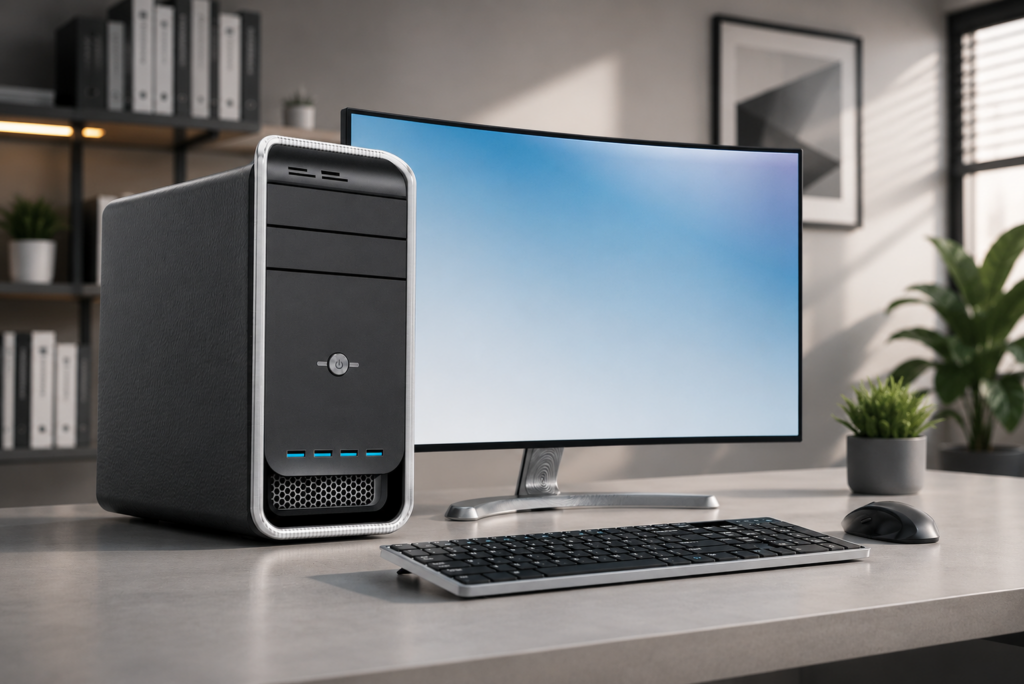 Modern Office Workstation Desktop