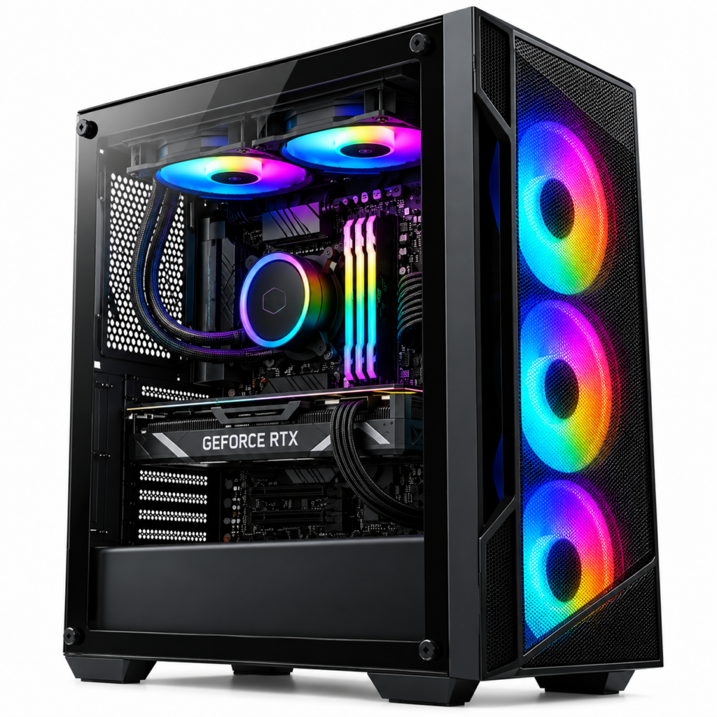 LightningX 06 Pre-Built PC (Ryzen 7 9800x3D/32GB DDR5 RAM/1TB SSD/RTX 5060)