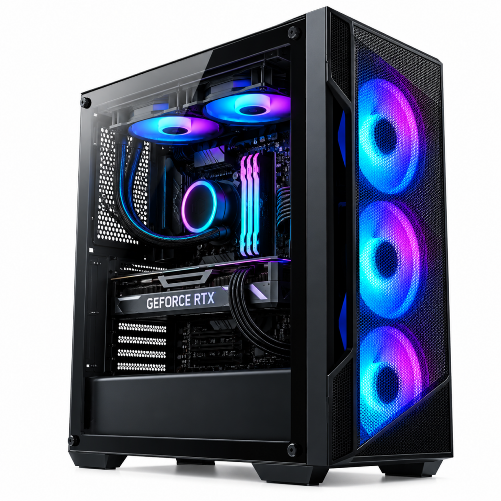 LightningX 08 Pre-Built PC (Intel Core Ultra 9 285K/32GB DDR5 RAM/1TB SSD/RTX 5070 )