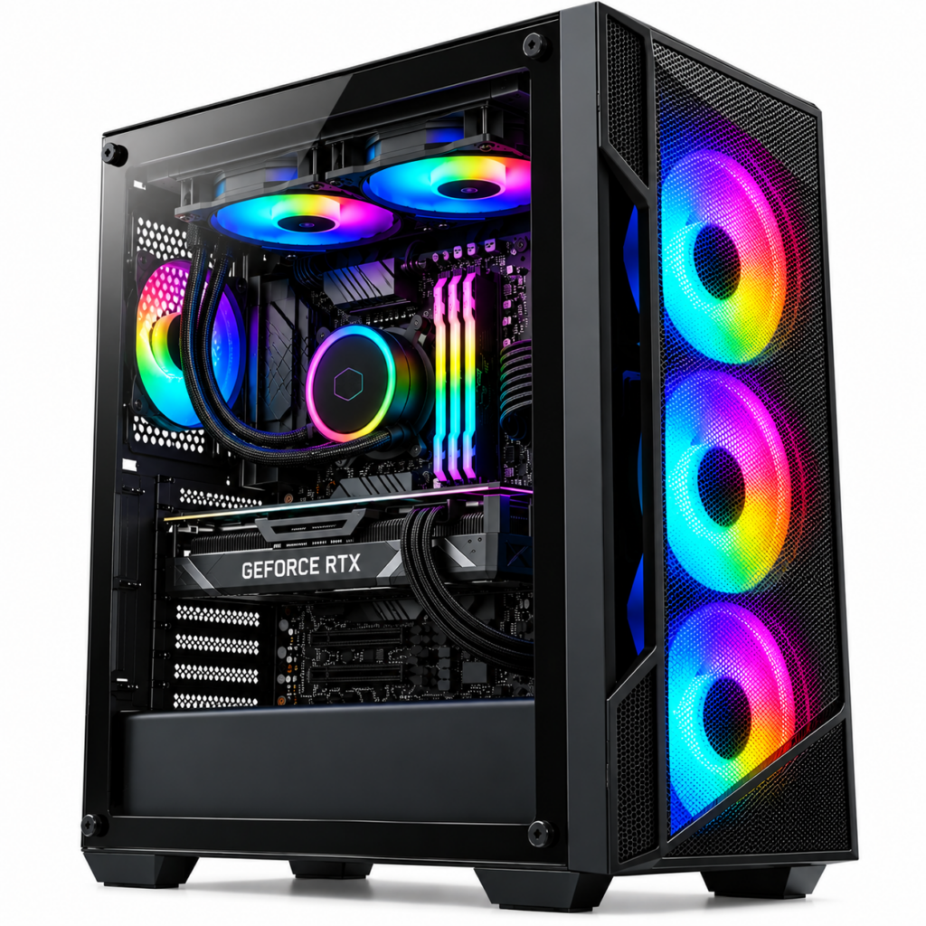LightningX 05 pre-Built PC (Ryzen 9 9900x/32GB DDR5 RAM/1TB NVME/RTX 5060)